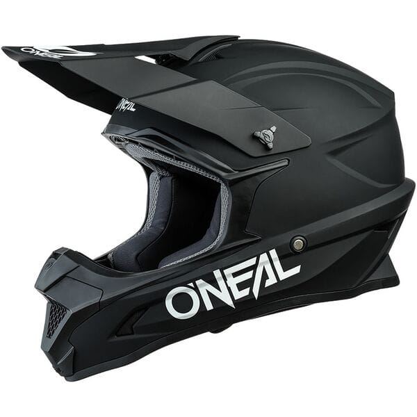 O'Neal 2025 Motocross Helmet 1SRS Solid Black